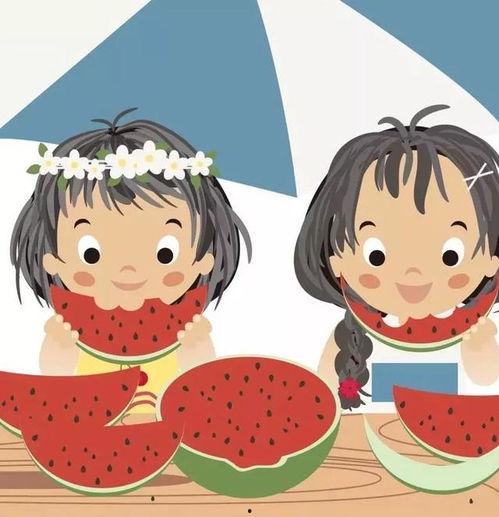 吃瓜头像卡通可爱,卡通可爱吃瓜头像，带你领略趣味生活